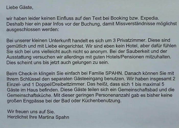 Homestay szállás Spahn In Mühlheim